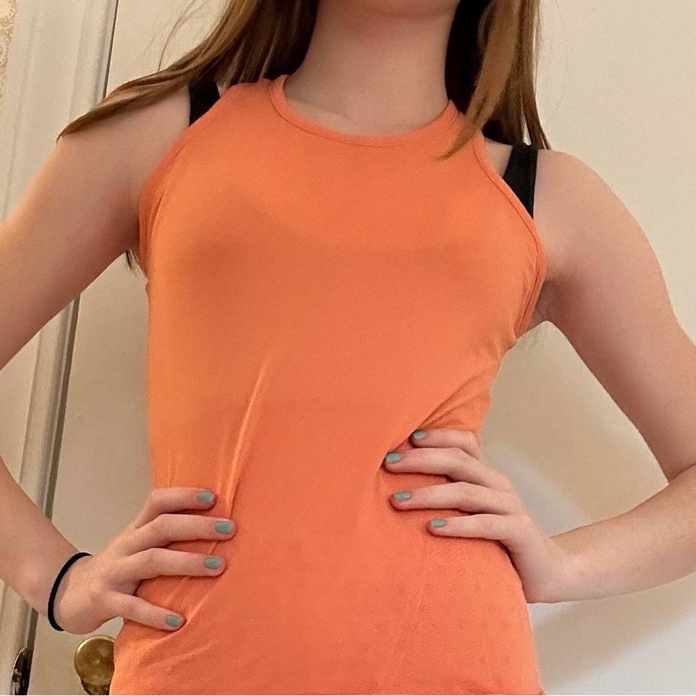 Orange tank top